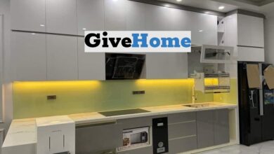 Giới Thiệu Tủ bếp acrylic bóng gương