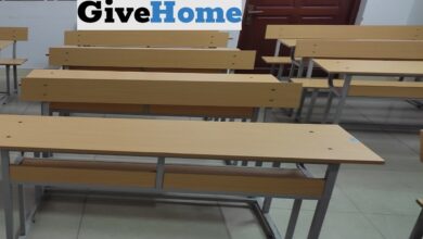 Bàn Ghế Học Sinh Gỗ Ép