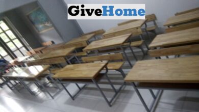 Bàn ghế gỗ ép cho học sinh